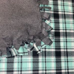 Gray Plaid Blanket